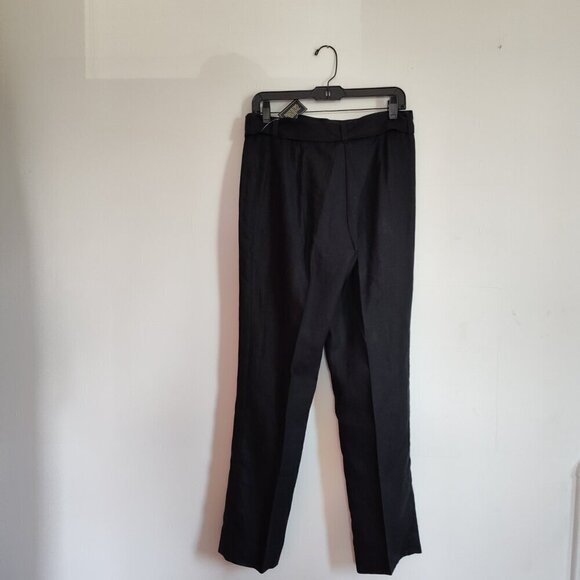 Ladies SZ 4 Jones New York Black Linen Pants - Picture 3 of 4